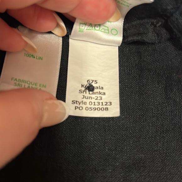 Lilly Pulitzer Bethanne Knee Length Dress, buttondown, black, pockets, size 2 - Picture 15 of 16